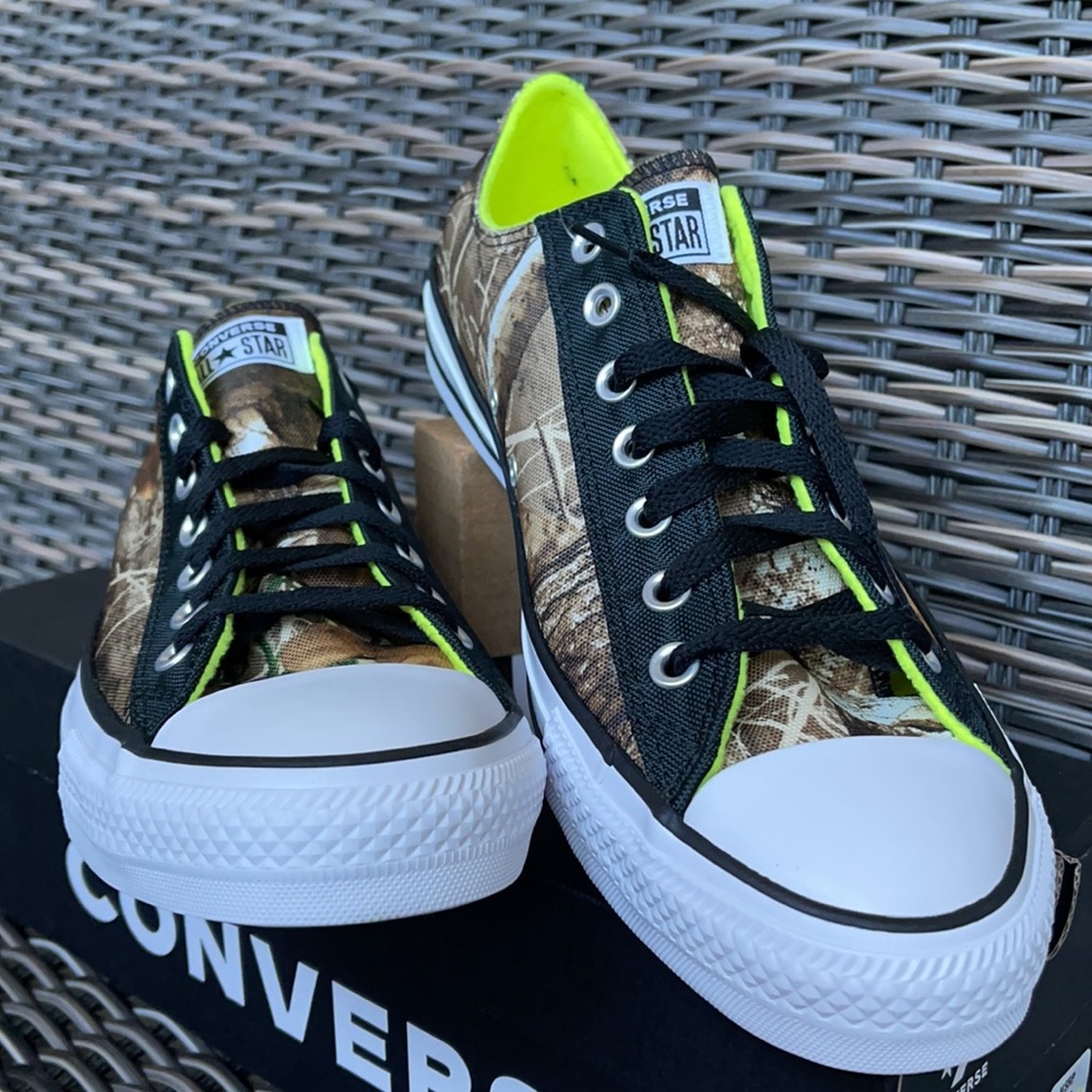 Converse Ctas OX Black/Multi/White MENS - Picture 8 of 16